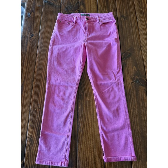 Polo Ralph Lauren Tompkins Skinny Straight Jeans Streetcore Southern Derby Sz 10 - Picture 1 of 9